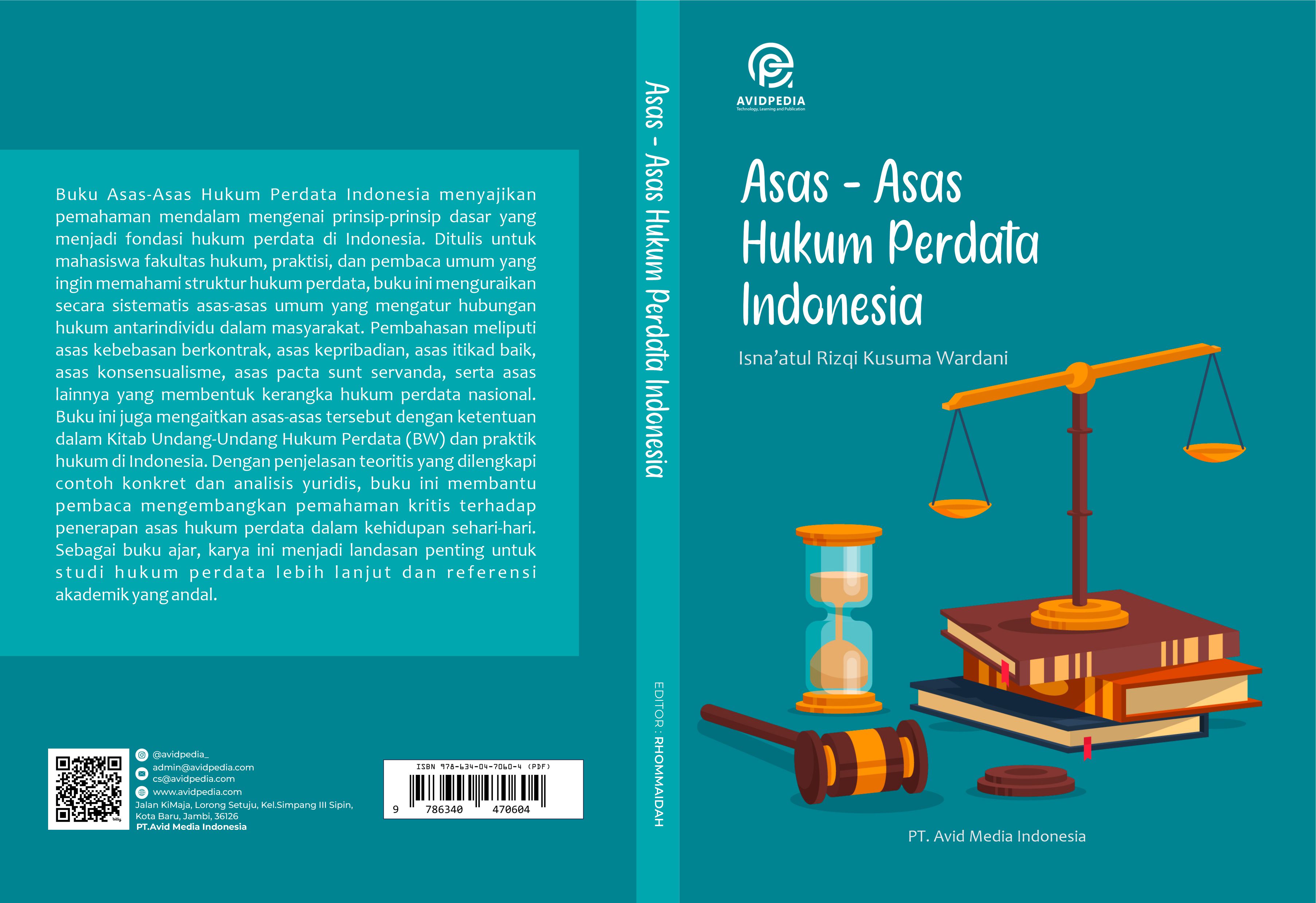 Asas-asas Dalam Hukum Perdata - Avidpedia.com